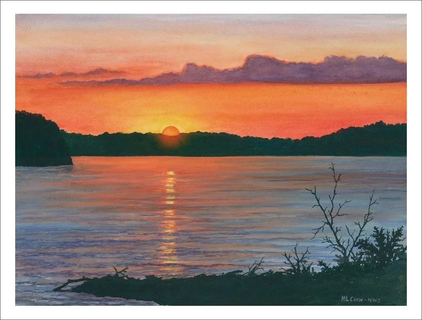 Sunset-at-Cooper's-Landing--on-the-Mo.-9x11-.jpg