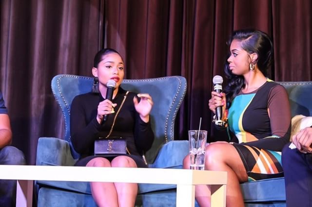 Arian Simone featured on the left.