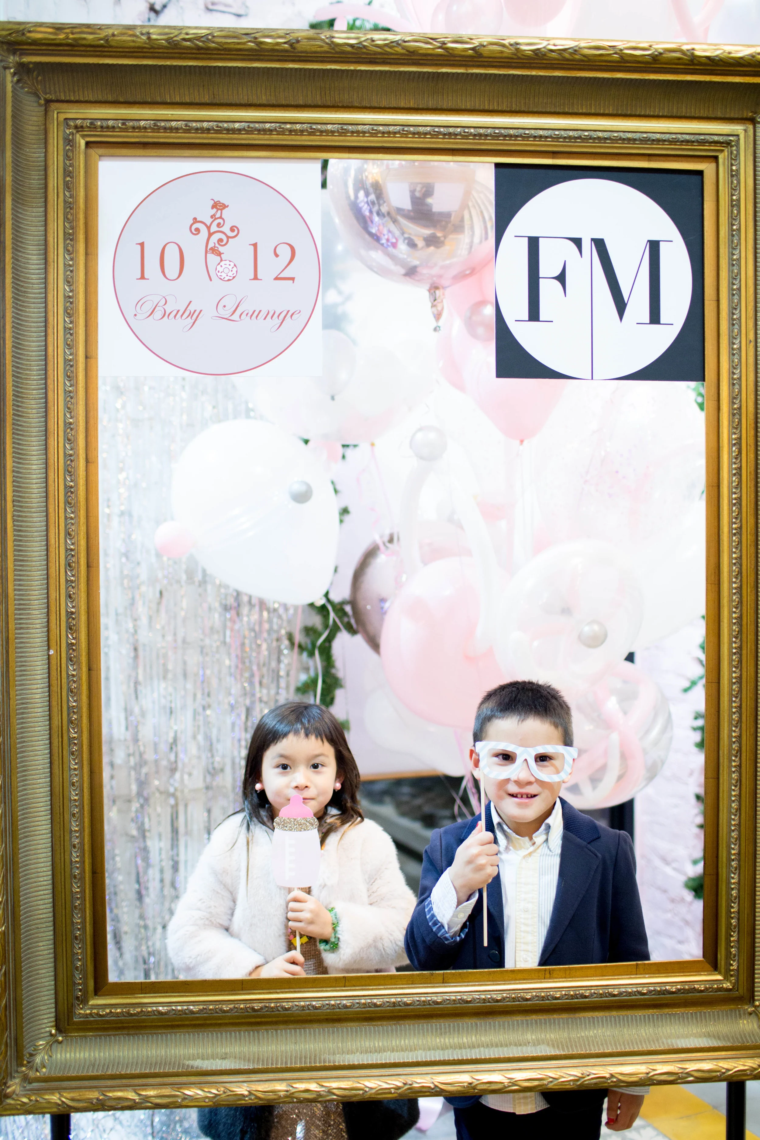 Amanda's twins Chloe and Iggy during a Mommy Appreciation Sunday s event in collaboration with Fashion Mamas