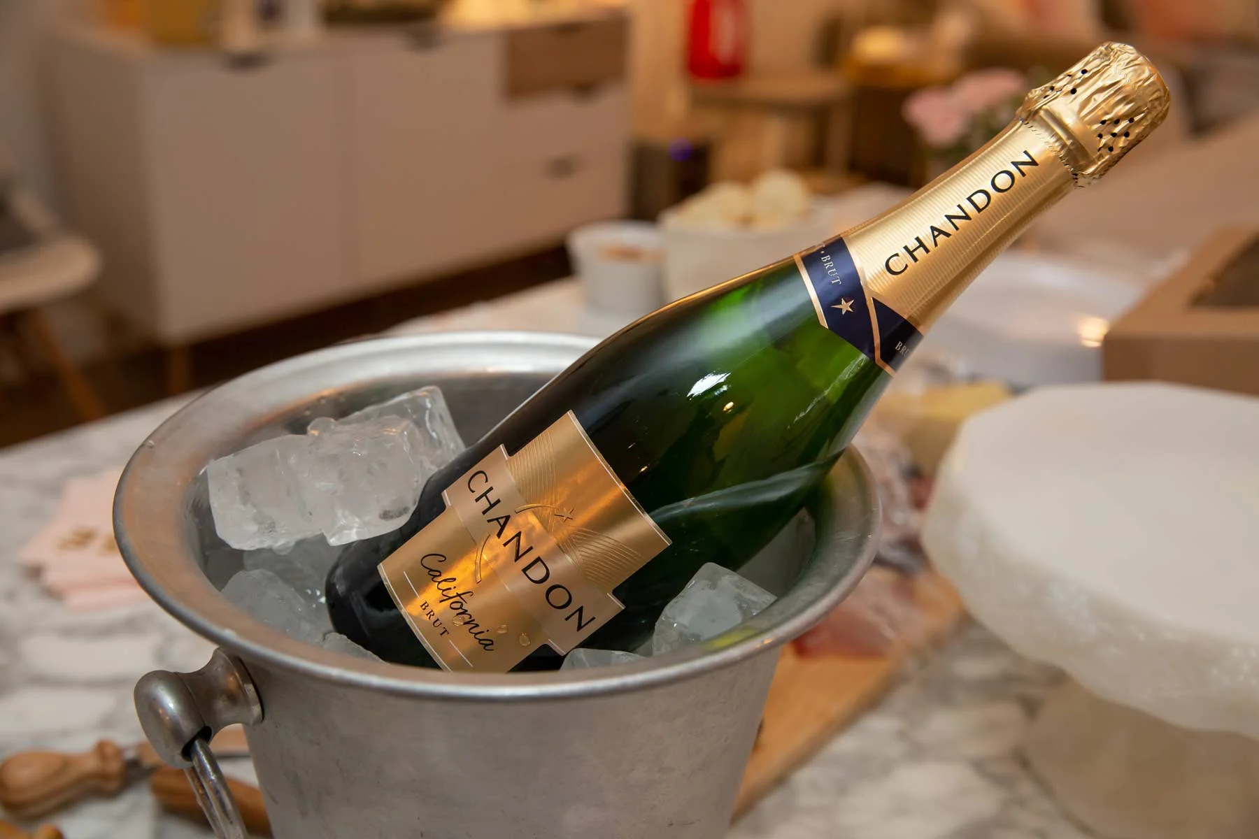 Pop the bubbles - a great way to end a baby ceremony.