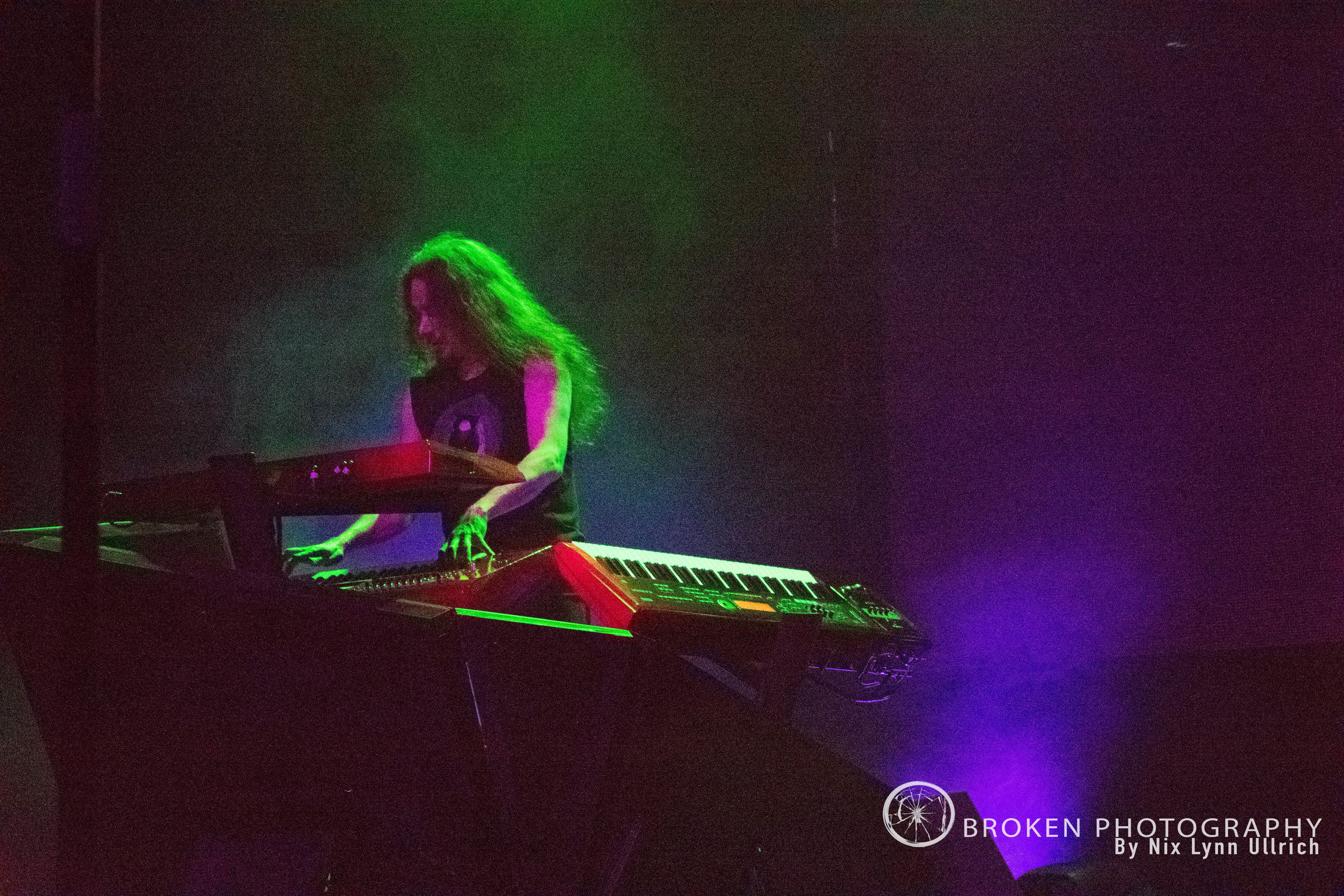 Tuomas Holopainen playing in the shadows