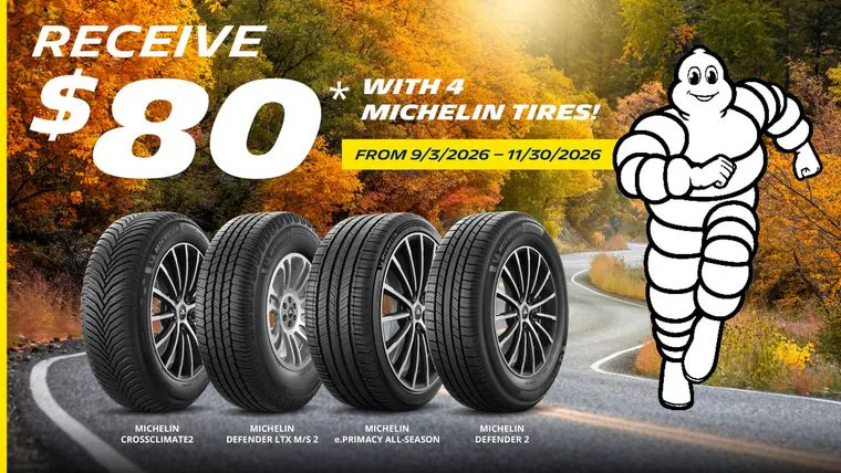 Michelin Tire Savings Fall 2026