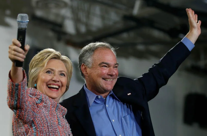 Hillary Courts White Males with Kaine Pick