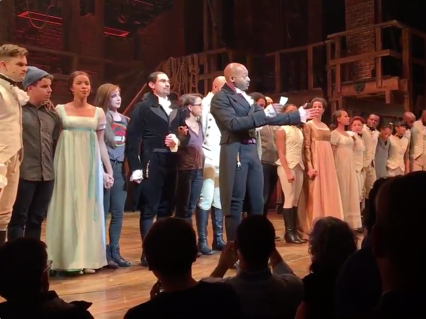 Hamilton Cast Calls Out Mike Pence 