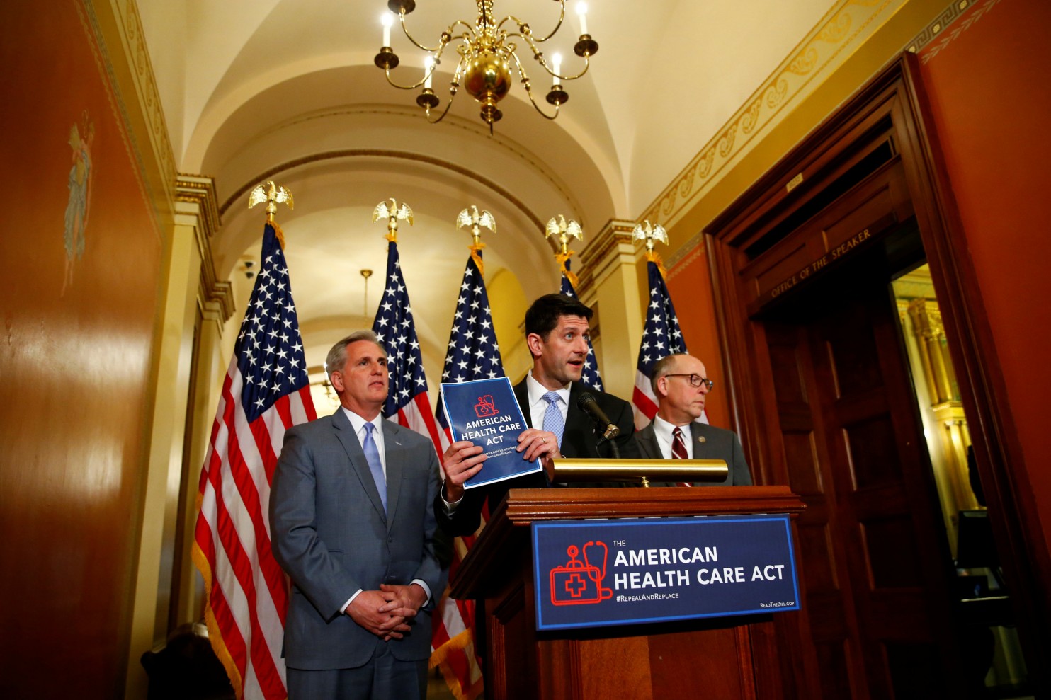 Trump Stands With GOP House on New Healthcare Bill