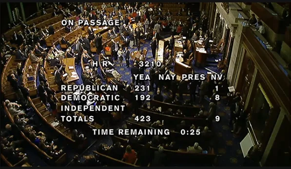 GOP VOTES TO REPEAL OBAMACARE 