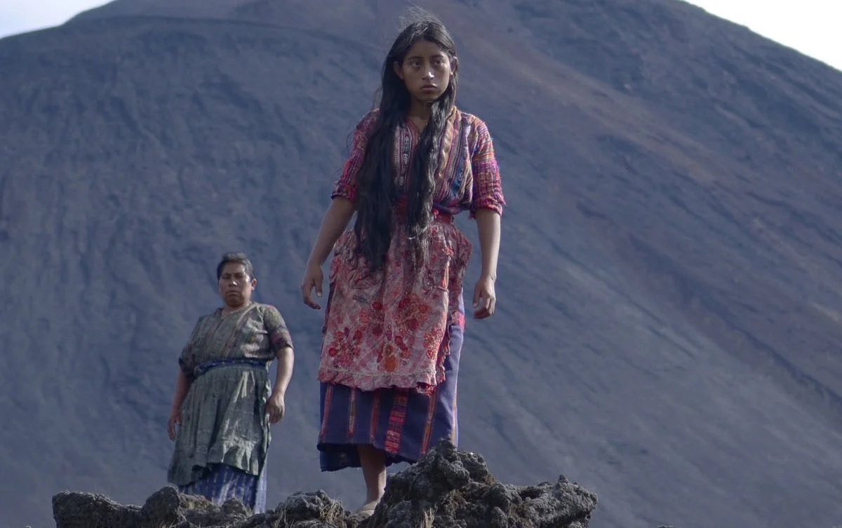 María Telón (left) plays the mother of Coroy (right)