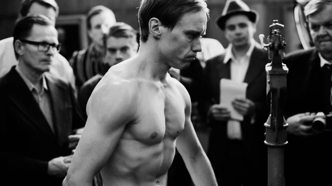 Jarkko Lahti stars as the titular boxer, Olli Mäki.