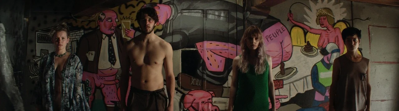 Left to right: Charlotte Aubin, Laurent Bélanger, Gabrielle Tremblay (this role landed her a Best Supporting Actress nomination at the 5th Canadian Screen Awards, the first transgendered actress to receive this), and Emmanuelle Lussier Martinez