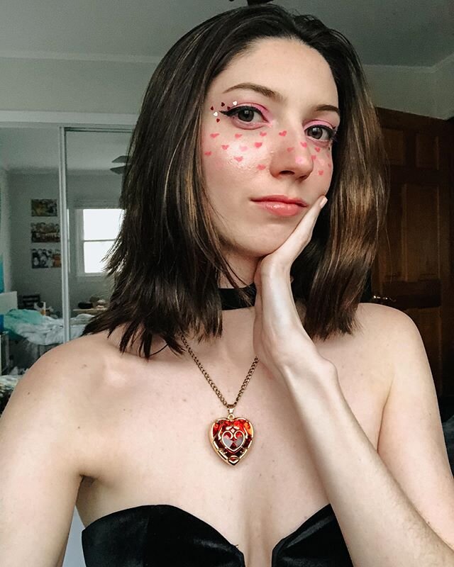 Painted some hearts on my face today and that&rsquo;s about as much effort as I&rsquo;ll be putting into this holiday🥴💕