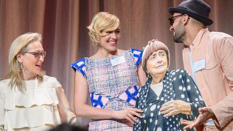 &ldquo;When she couldn&rsquo;t attend the nominee lunch for [the 2008] Oscars, the first to recognize her work (she was busy!), she sent cardboard cutouts of her likeness&mdash;in various poses&mdash;in her stead. Once again, Varda is uniquely genero