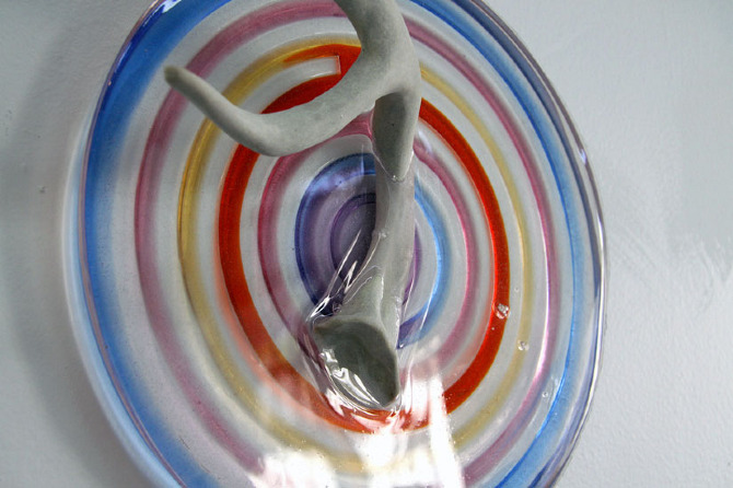 Mandala series (Ceramic deer antler) DETAIL