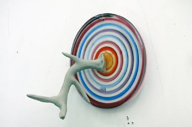 Mandala series (Ceramic deer antler)