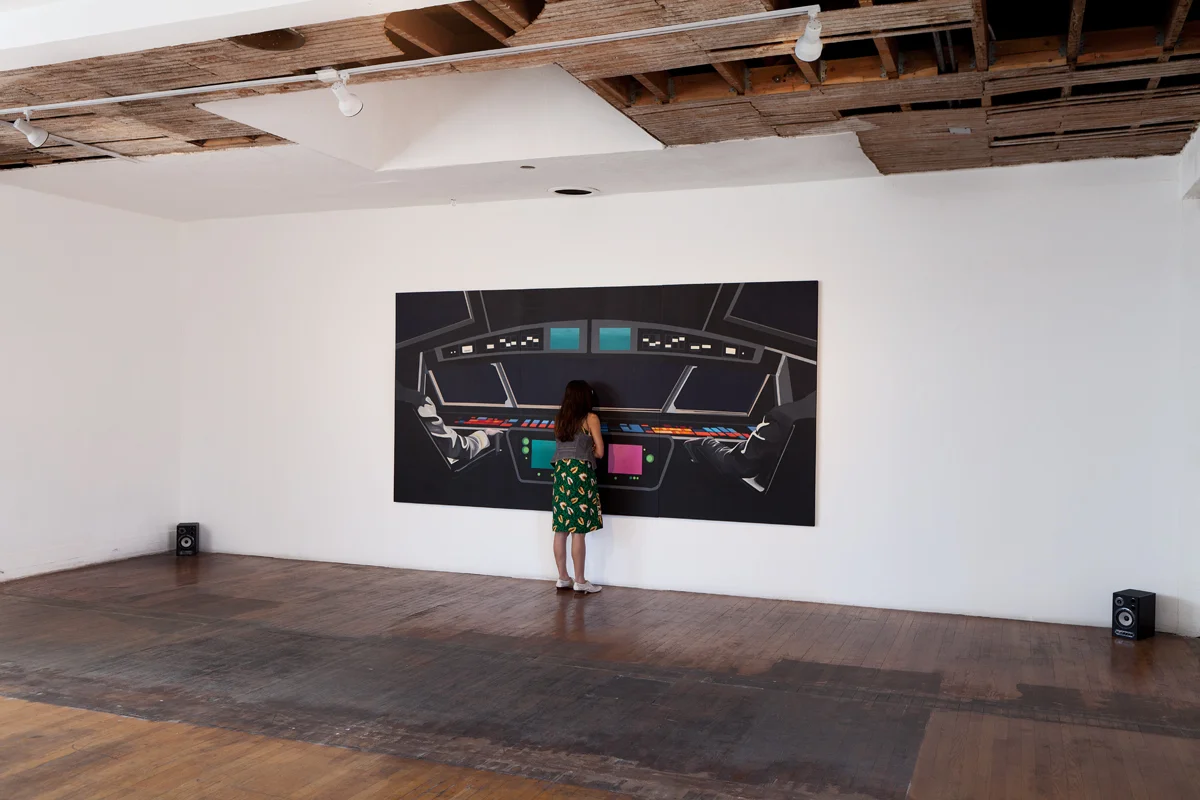 Rainbow Control Room (2001 Space Odyssey) INSTALL VIEW