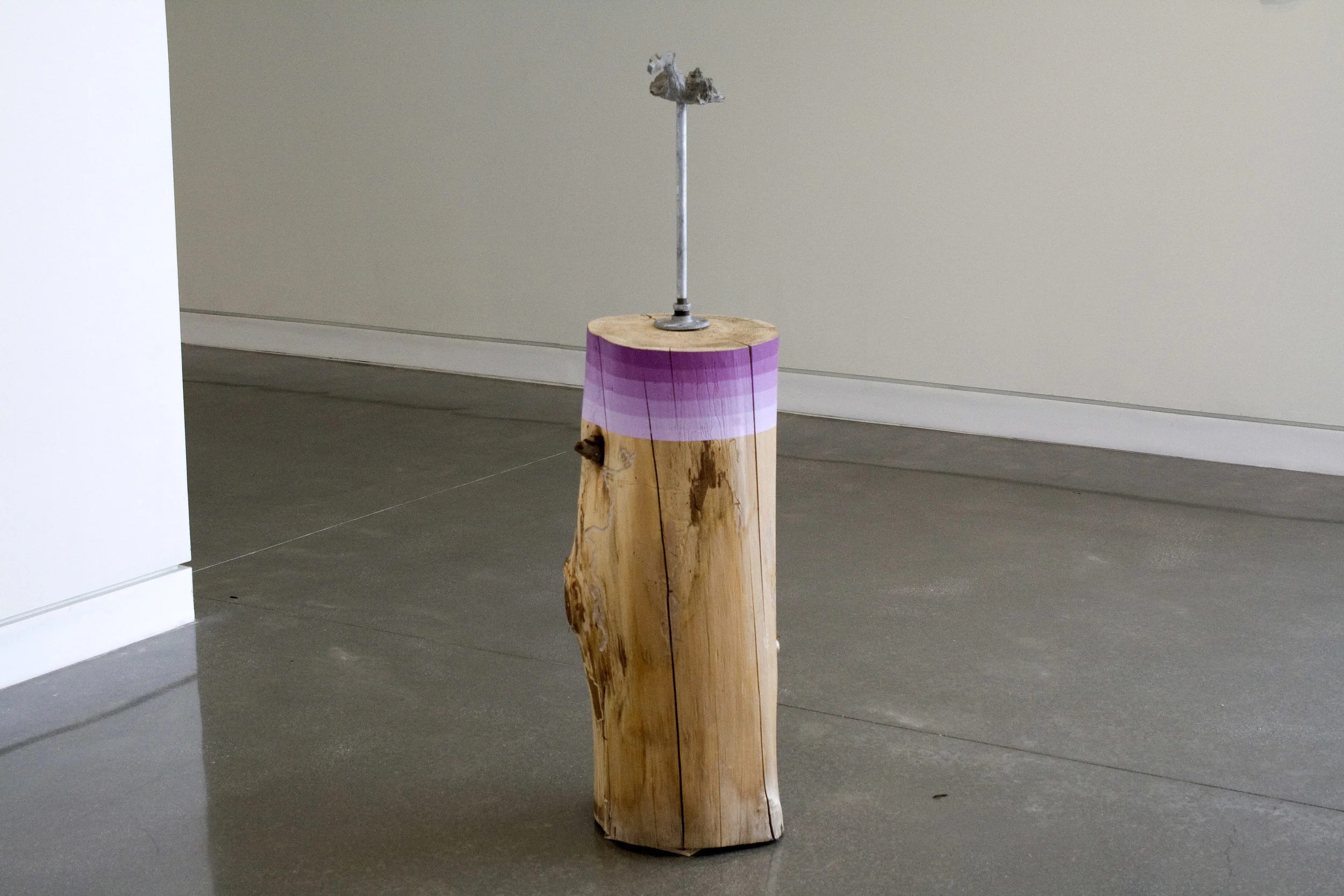 Ritual Stump with Cement Branch