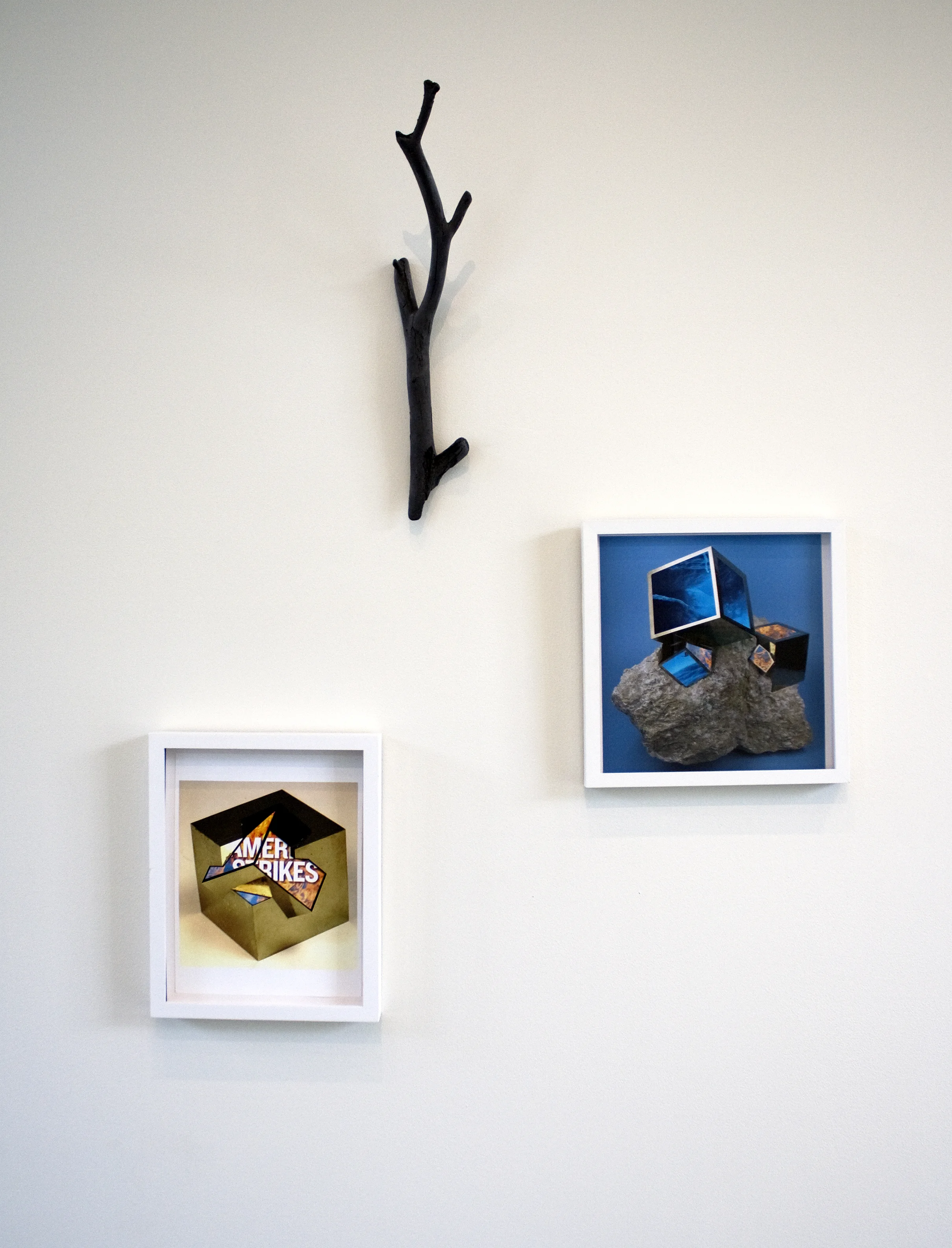 Black Cast Branch (Russian River) and Pyrite collages