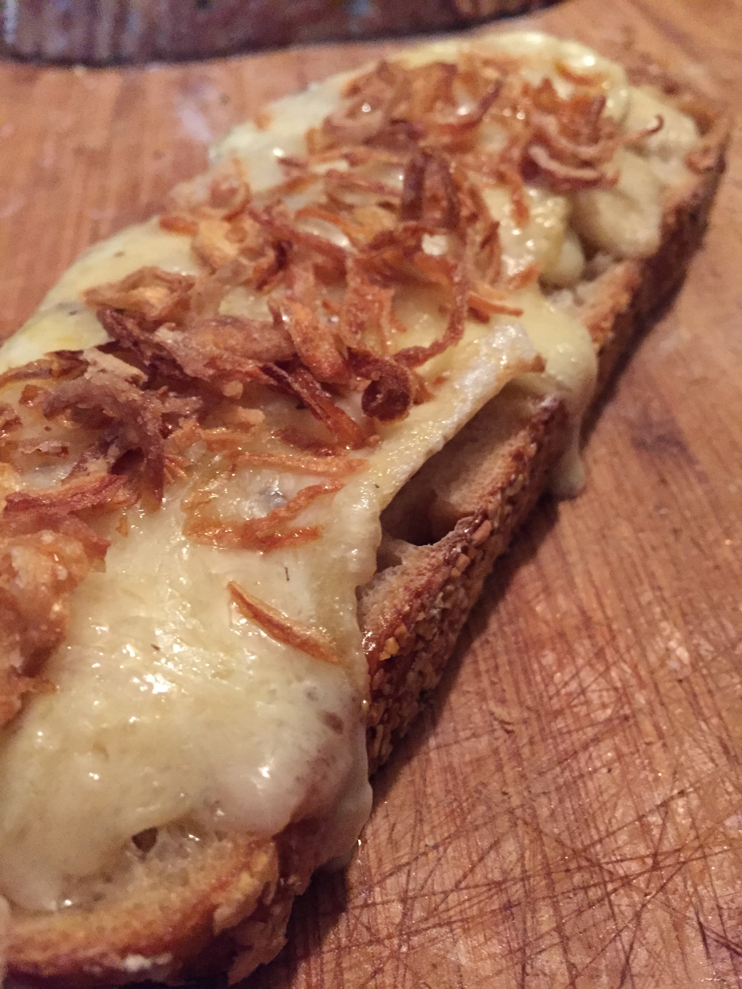 Grilled cheese with Fried shallots.JPG