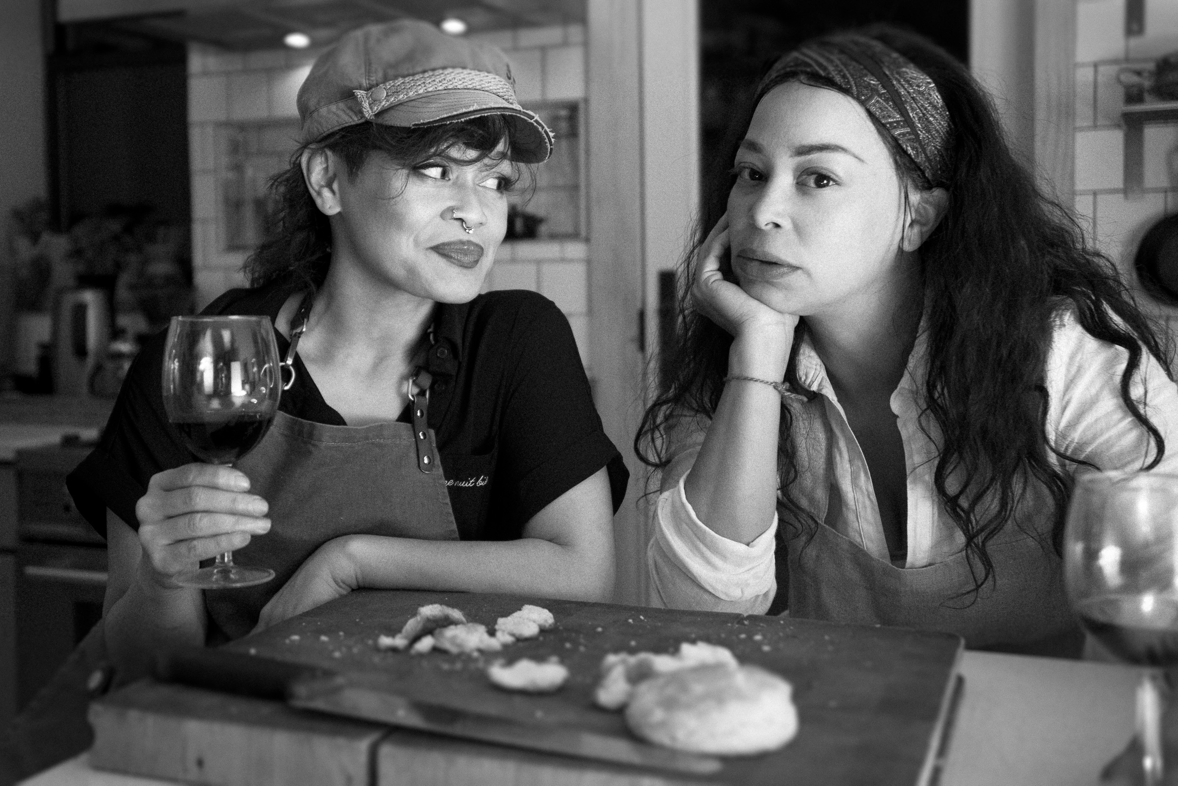 After a long day of menu testing . Photo by Vishnu Hoff