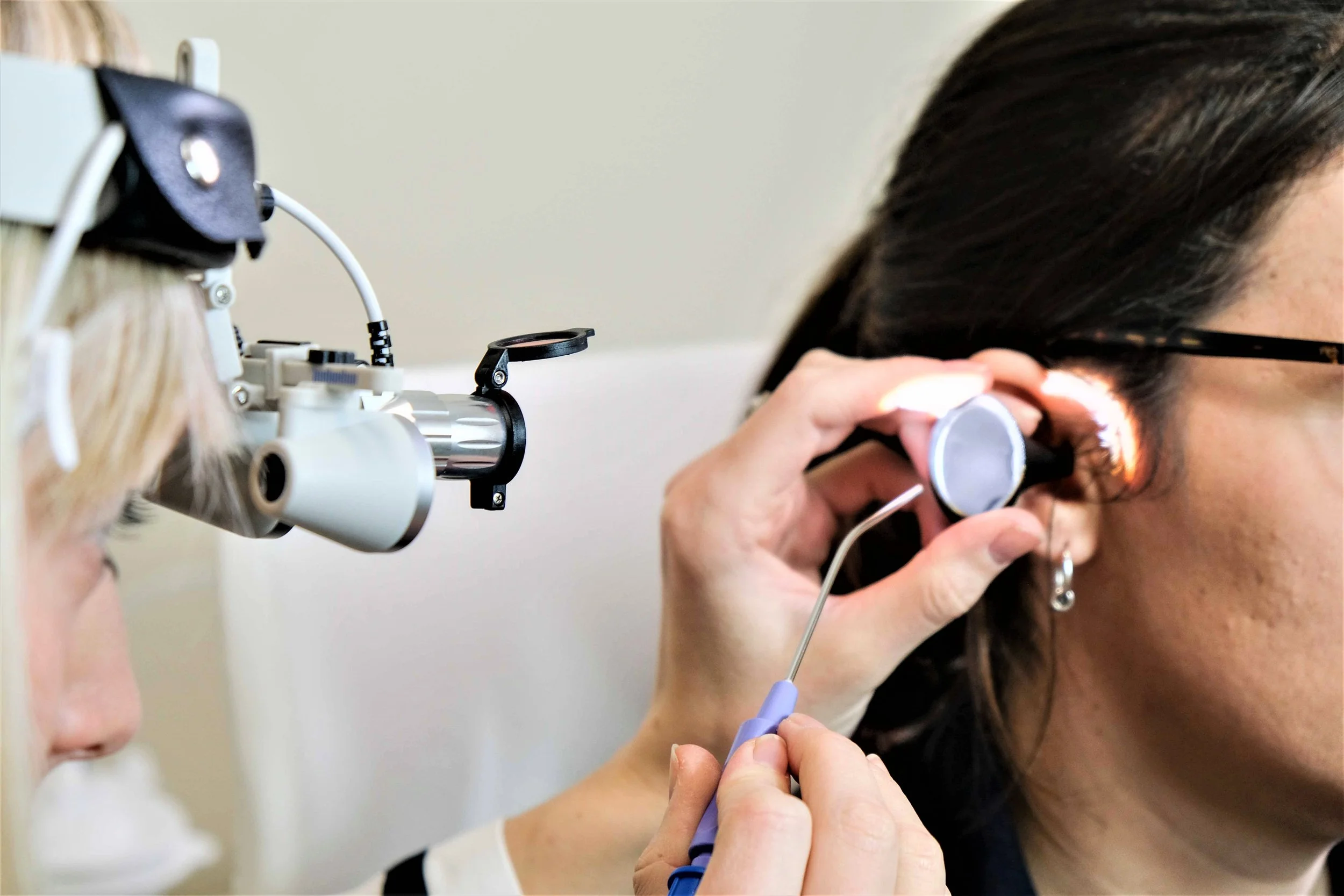 Microsuction procedure Safe effective wax removal microscope Carmarthen.jpg