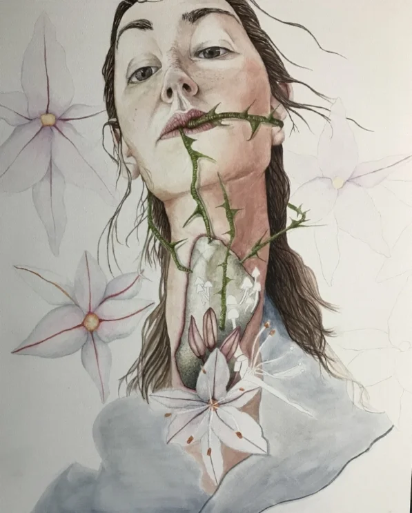 Watercolour on Aqua-board, 20 x 16 inches