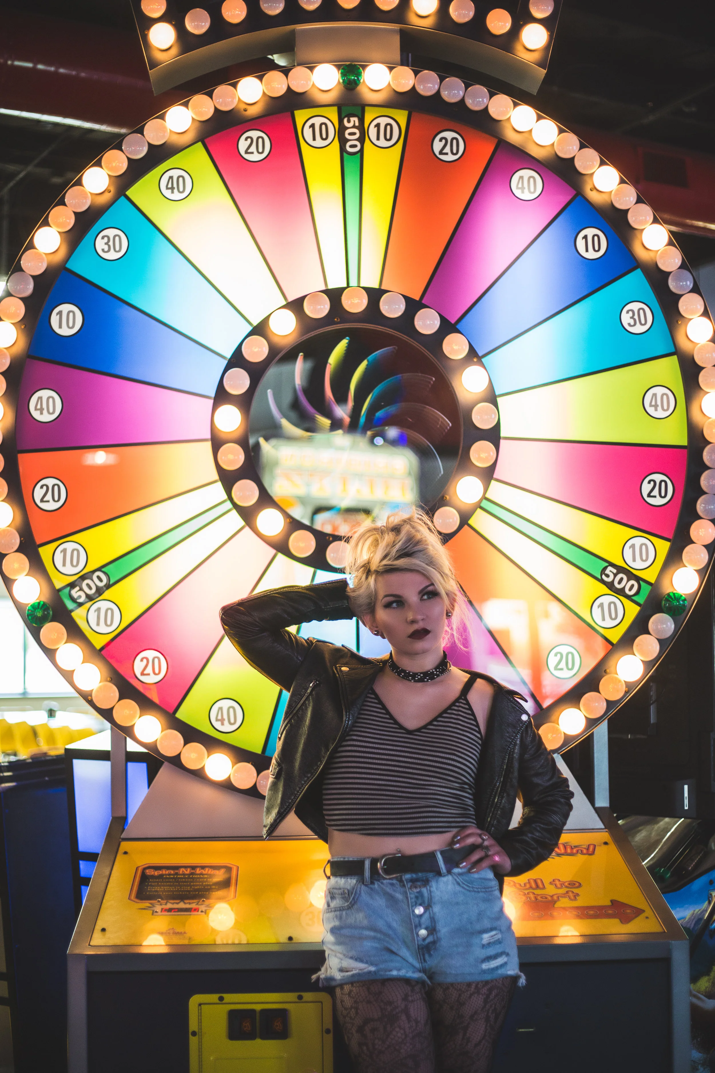 Ashley at the Arcade