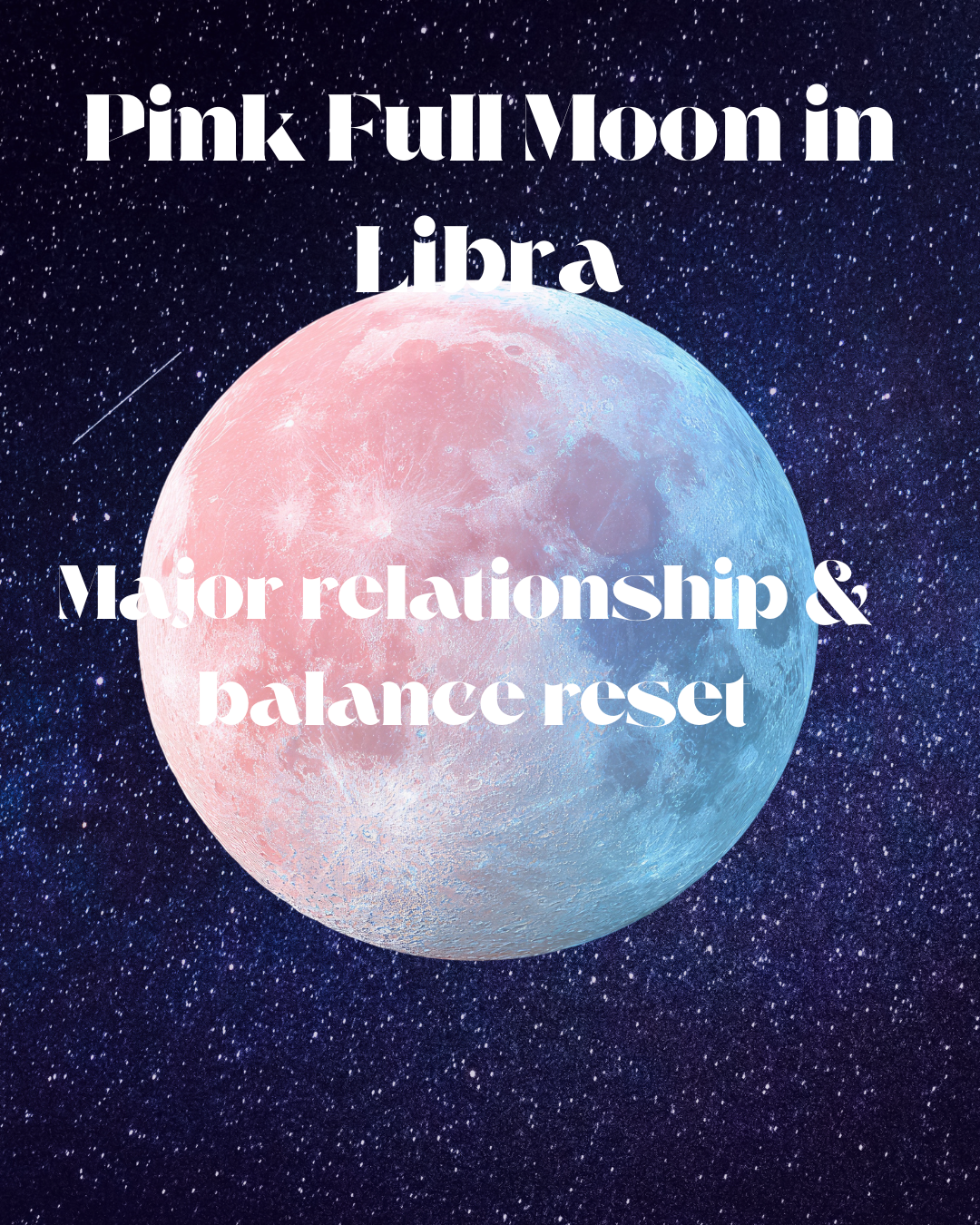 Pink Full Moon in Libra this week! ✨