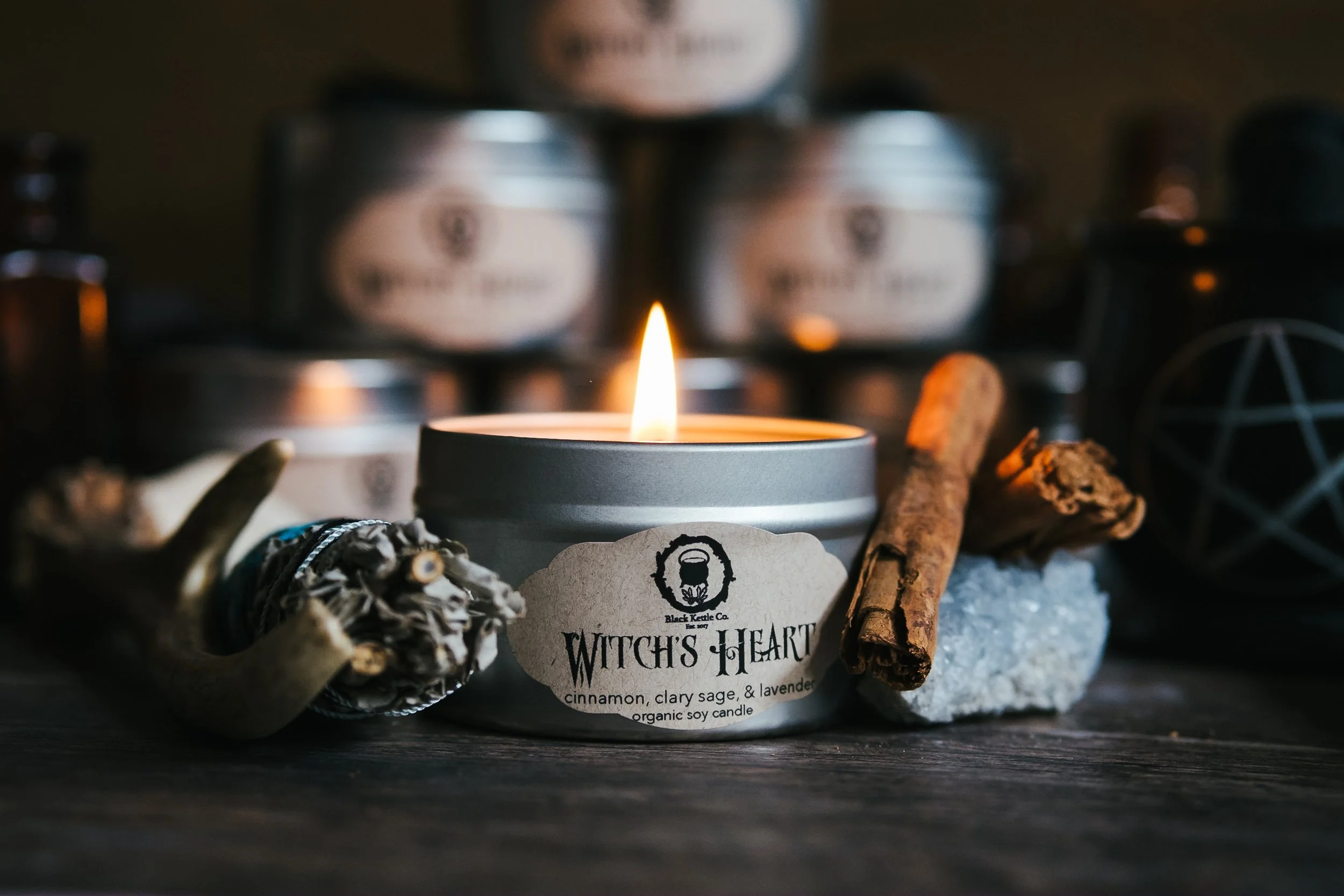 Witch's Heart Candle