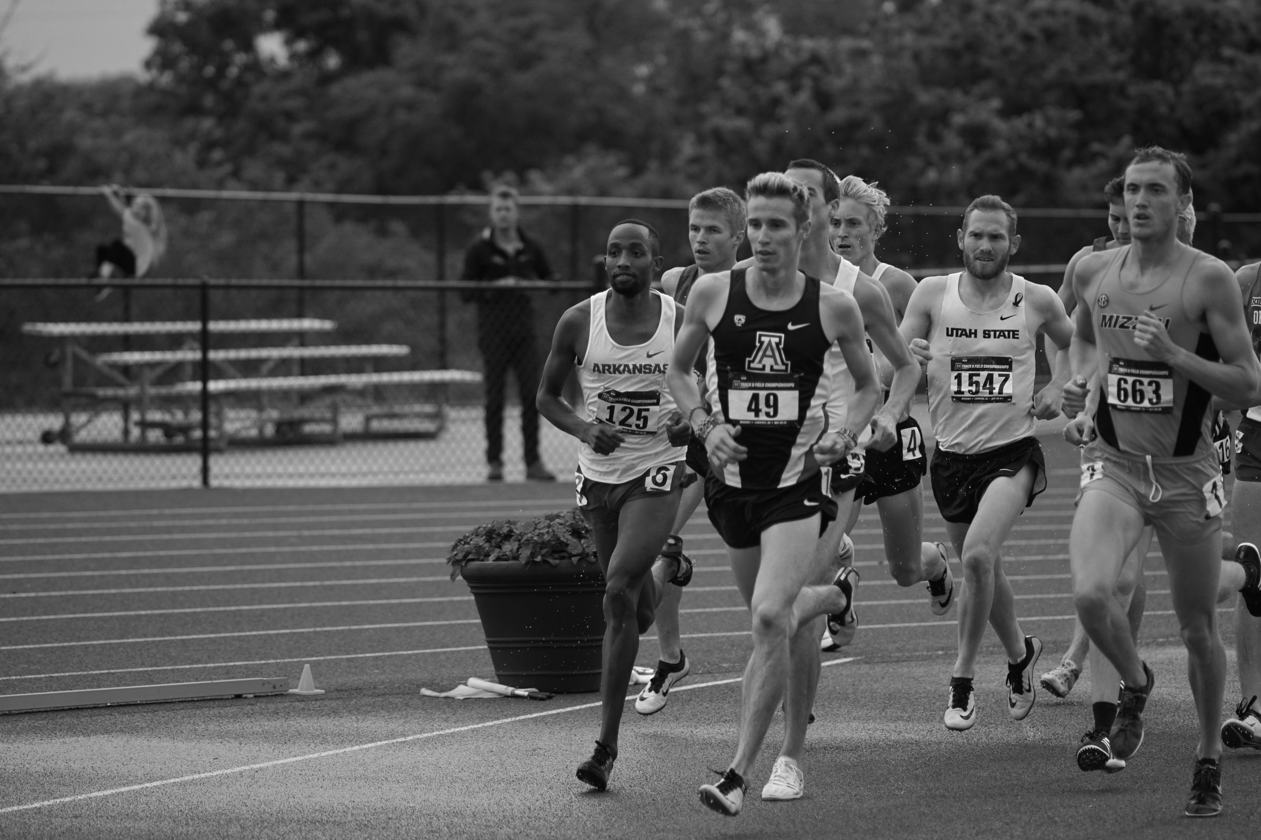 "When I put my spikes on and step up to the line, I feel invincible"