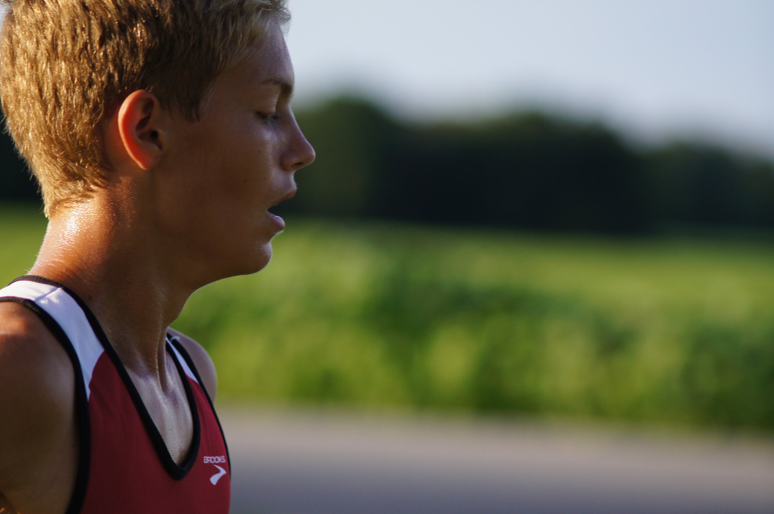 Running on a hot day