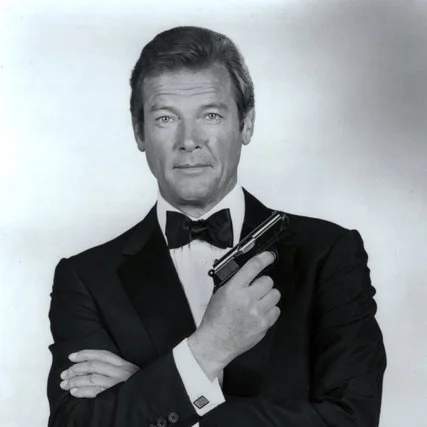 "Which bullet has my name on it, the first or the last?" - Roger Moore as Bond