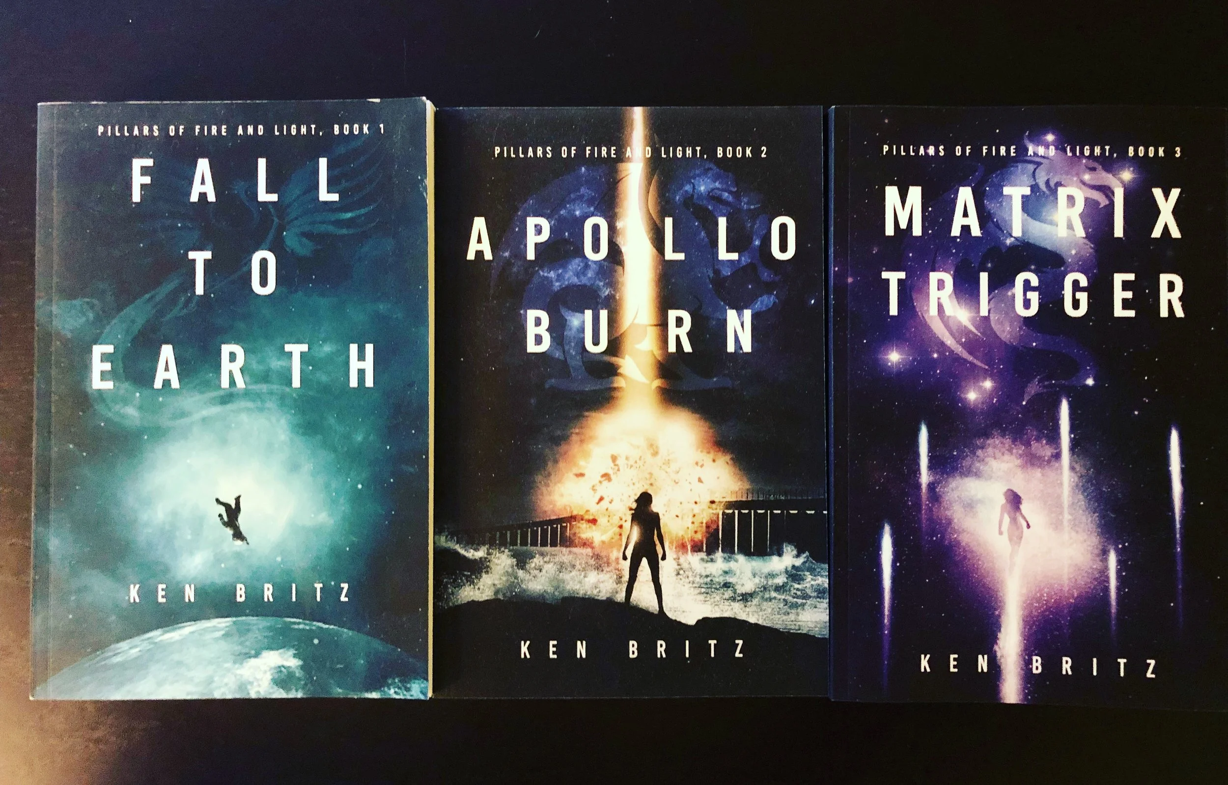 Set of 3 Signed Books