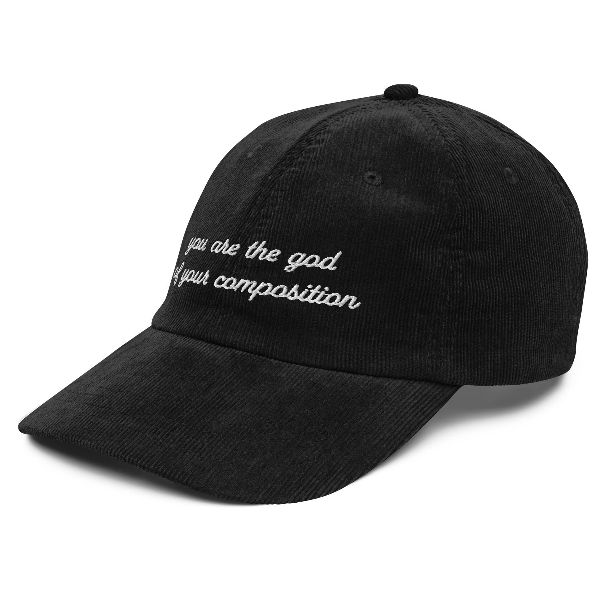 vintage-corduroy-cap-black-left-front-69371c72778a9.png