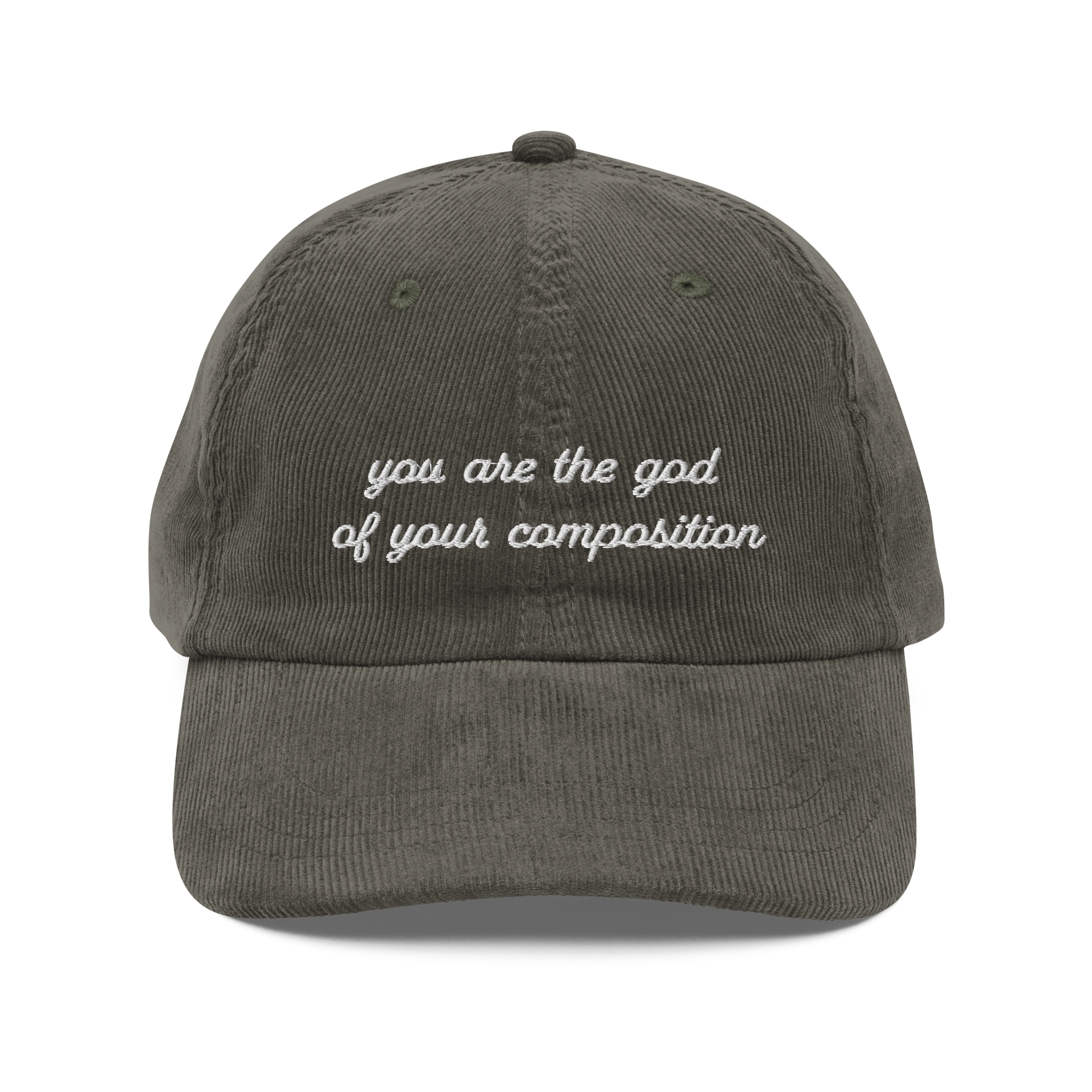 vintage-corduroy-cap-olive-front-69379b1707e3d.png