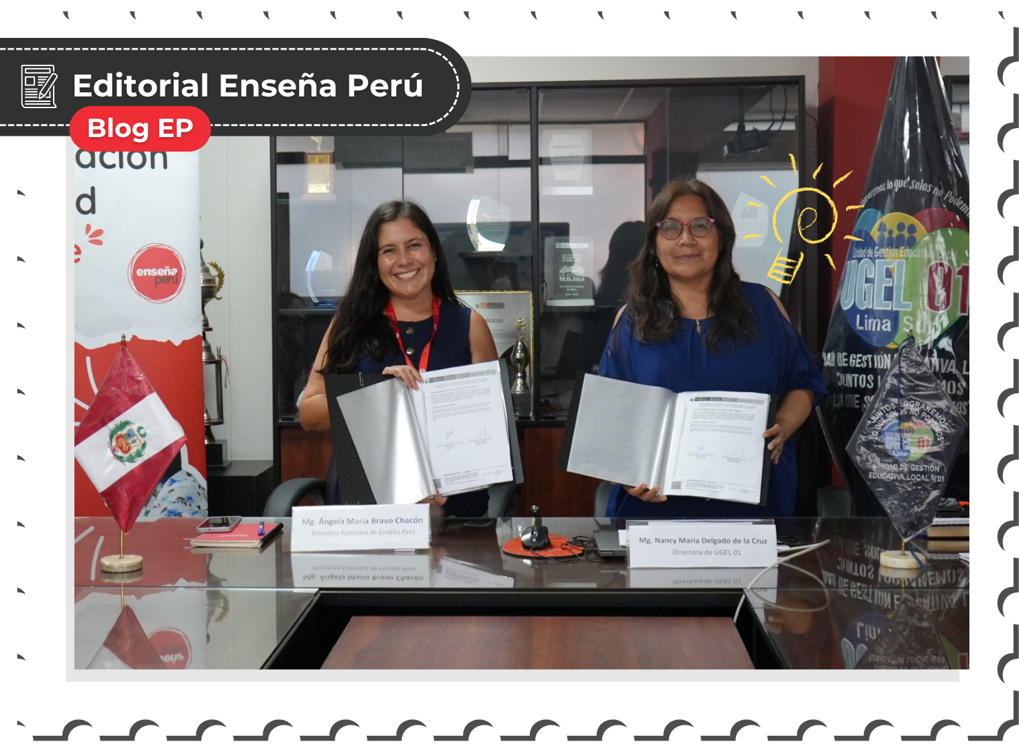 Enseña Perú y UGEL 01 reafirman su compromiso con la educación en Lurín y Pachacámac