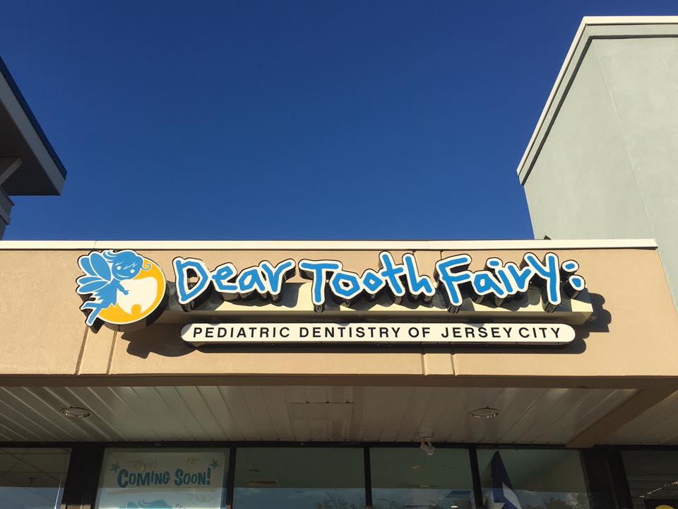 Dear Tooth Fairy's storefront sign is up!