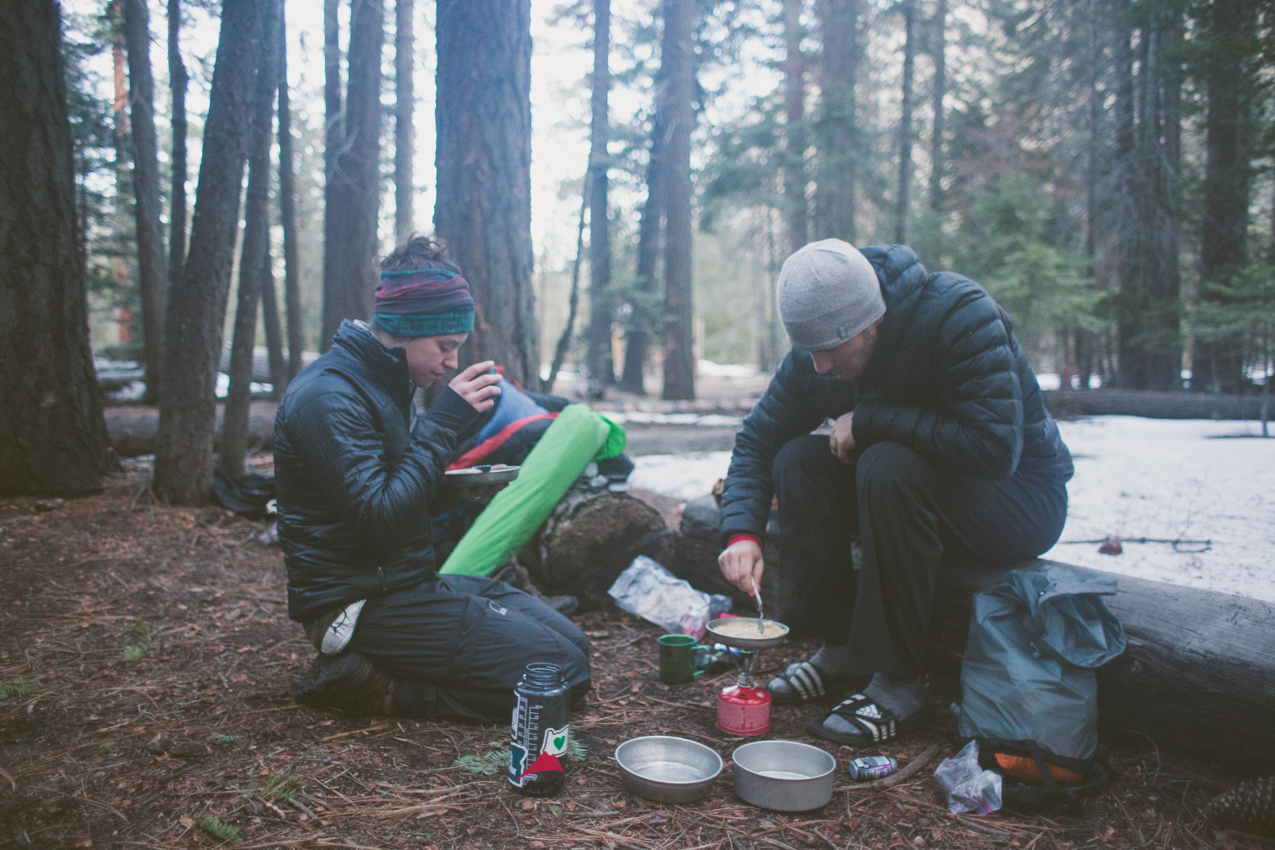 Campsite at Little Yosemite Valley