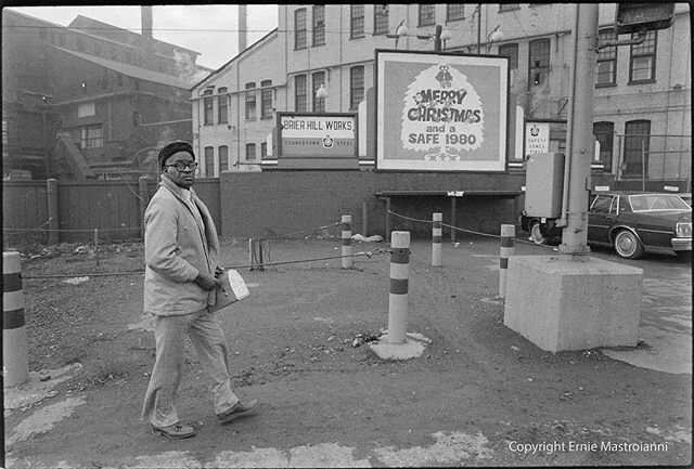 SHARED: If you don’t follow @steel_valley_artifacts you’re missing out. They shared this series of photos Ernie Mastroianni shot the day they shut down the Youngstown Sheet & Tube Brier Hill Works - many more on their page. 
The signs