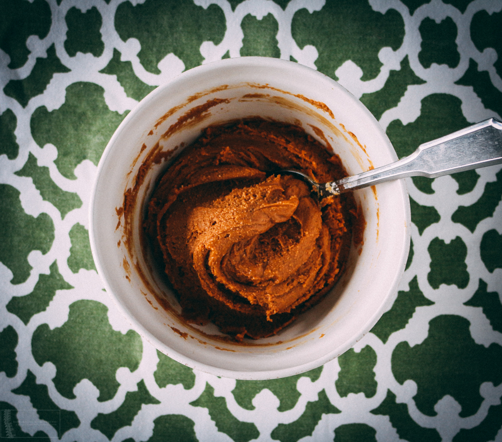 Proper peanut butter filling consistency