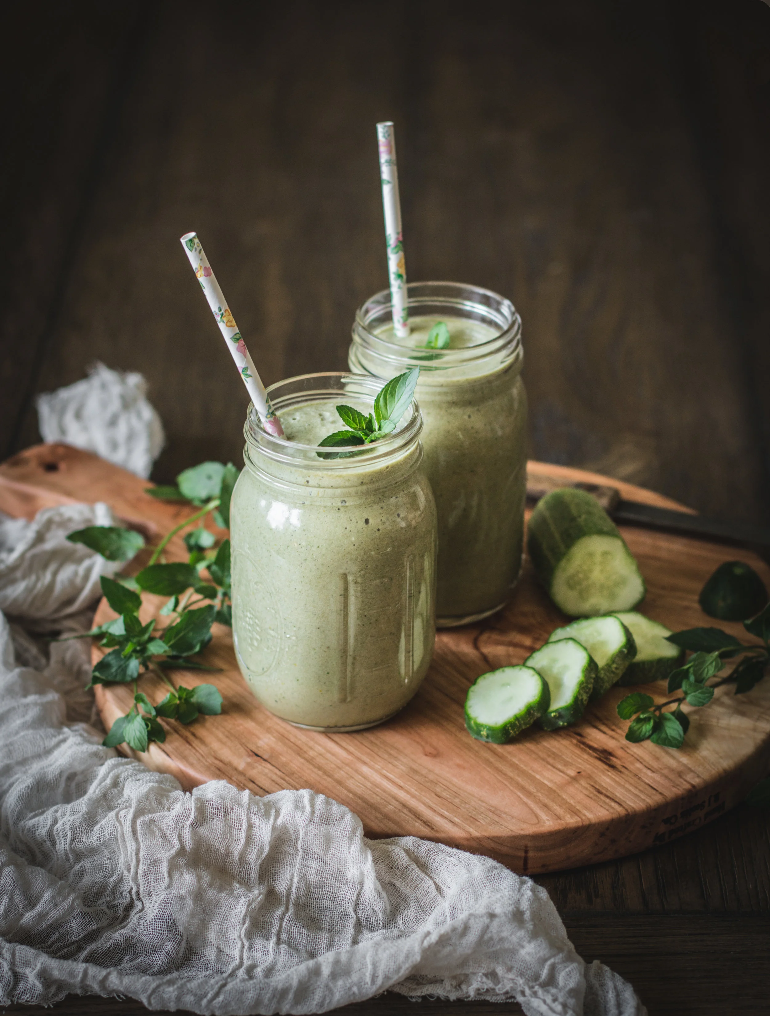 Immune-Supporting Cucumber Mint Smoothie