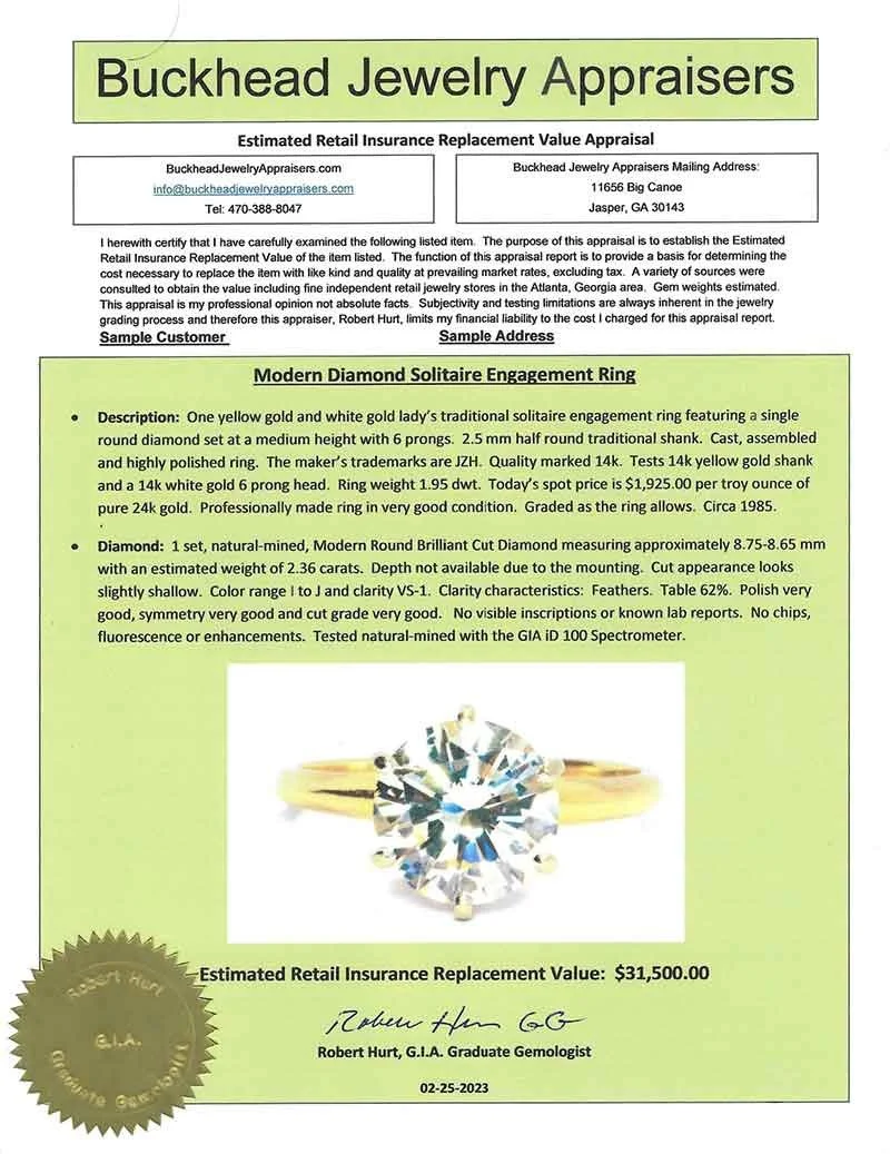 Jewelry Appraisals How Much Is Insurance On Engagement Ring