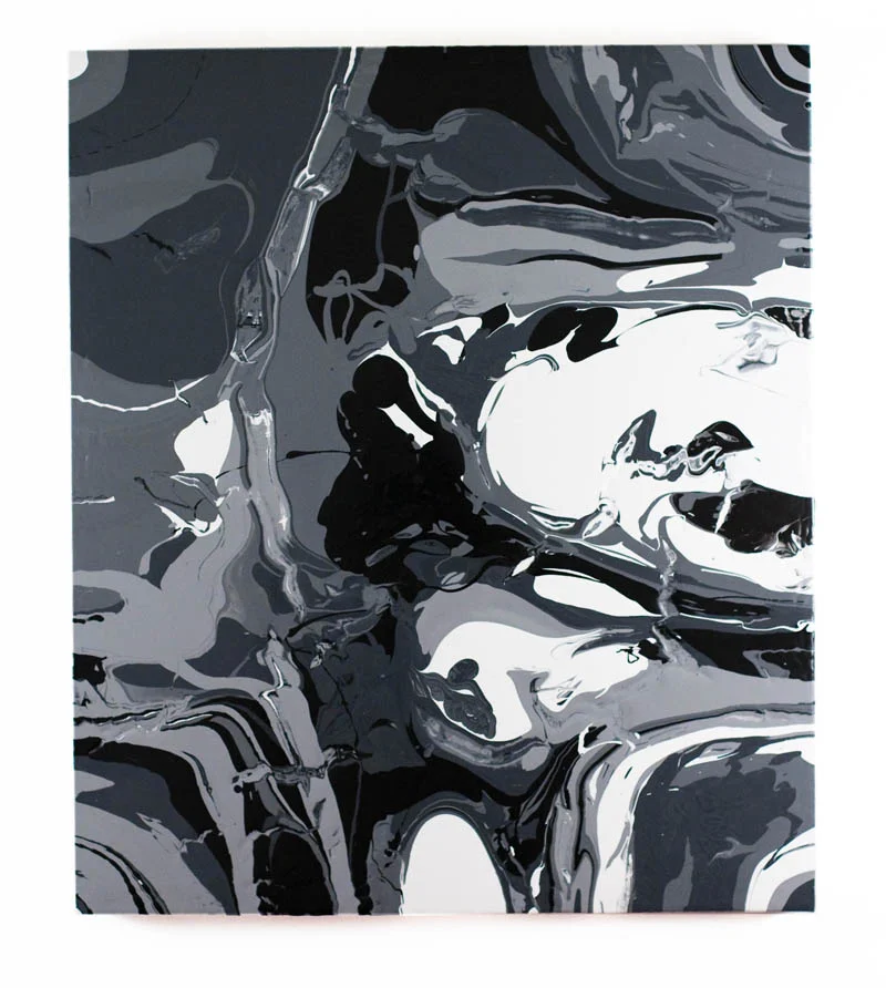 Untitled (Silver, Gray, Black and White II)