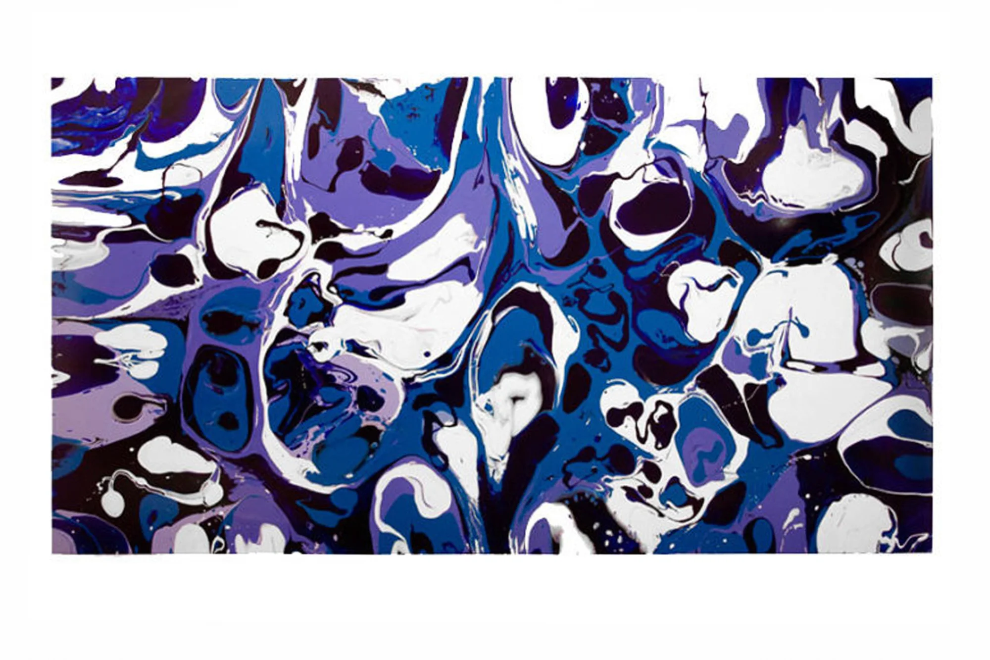 BLUE, LAVENDAR, AND WHITE