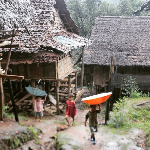 According to these kids umbrellas work better upside down. 
#Myanmar #Burma #maelaoon