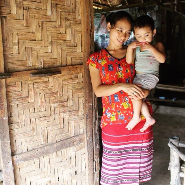 I met this proud mother Htoo Lay Paw on the first day of arriving at Mae La Oon Refugee camp. She does not want to go back to Burma as she says &quot;I have strong feelings because the war broke my family.&quot; When the Burmese army came to her vill