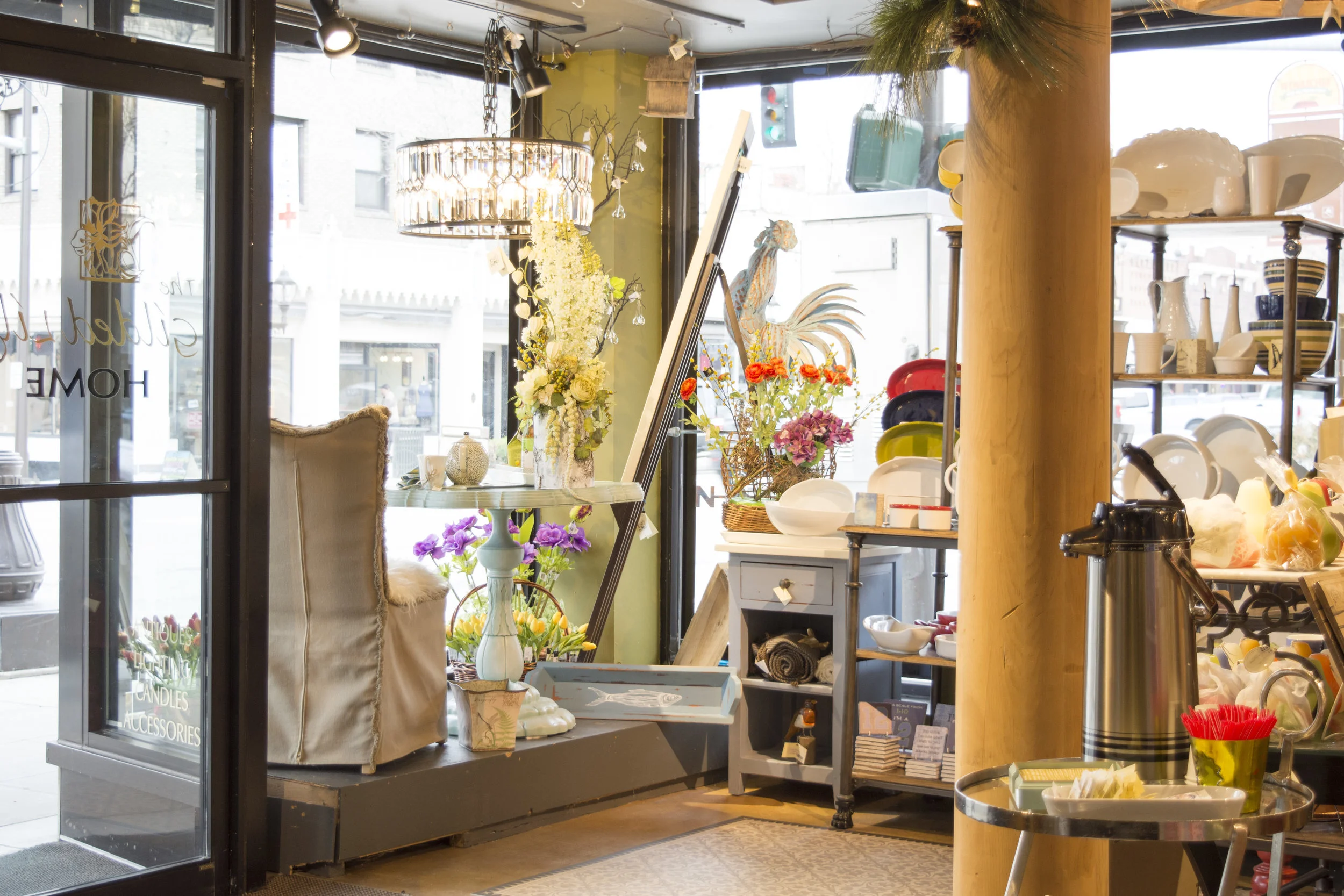 Walk into something special, The Gilded Lily Home in downtown Wenatchee, Washington.