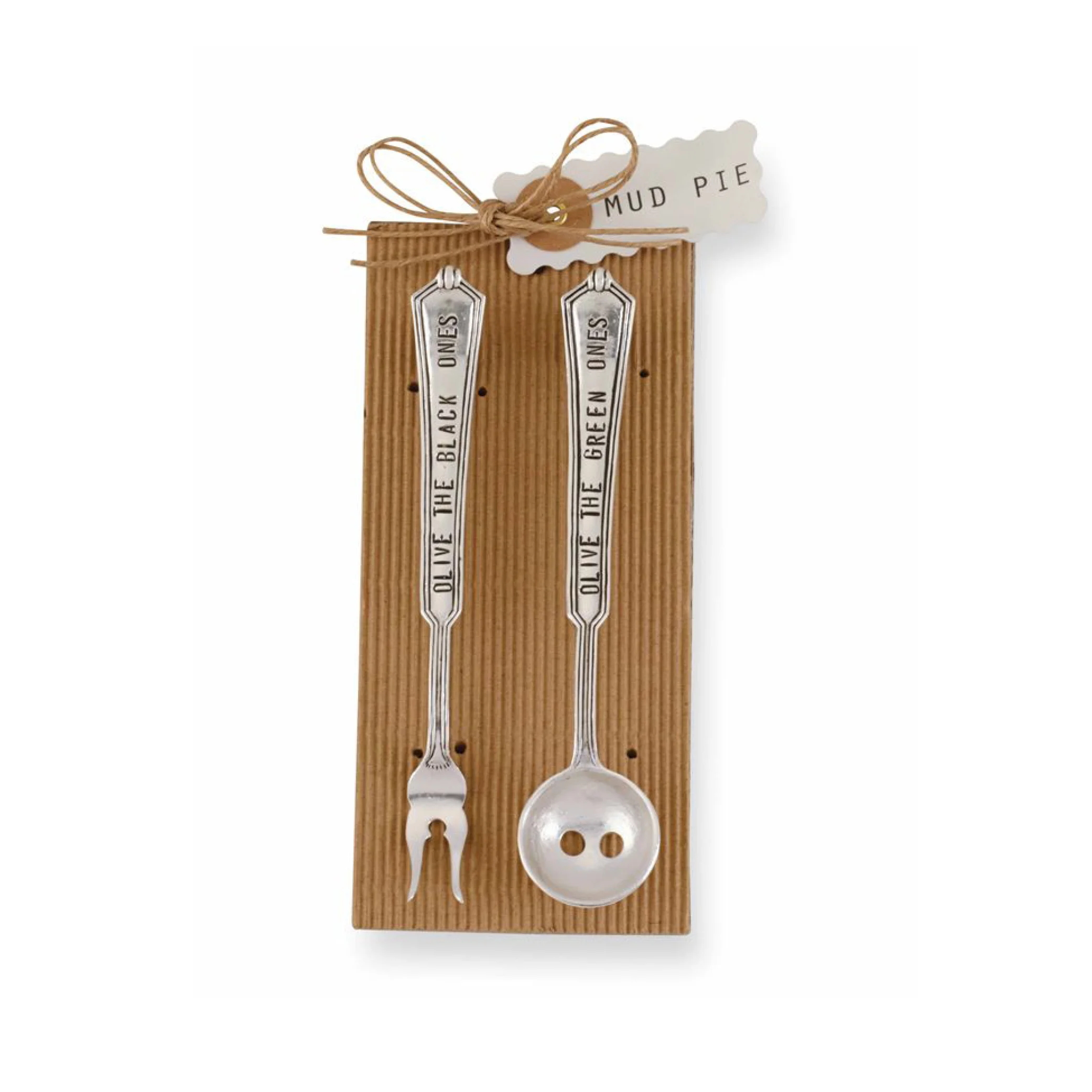 Mud Pie Olive Spoon and Fork Set $15.95 Wants 1 Has 0 Needs 1
