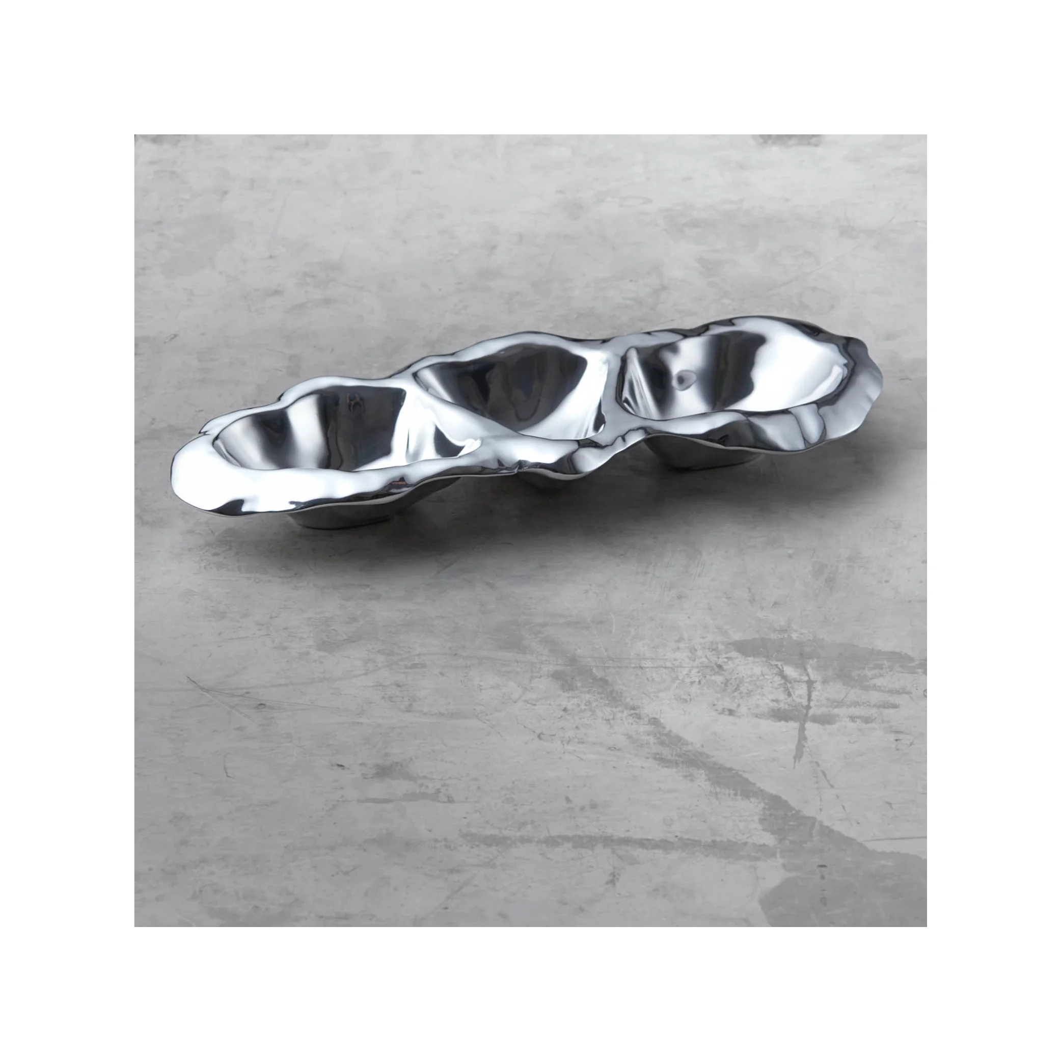 Beatriz Ball Collection Vento Triple Dip Tray, Medium $93.00 Wants 1 Has 0 Needs 1