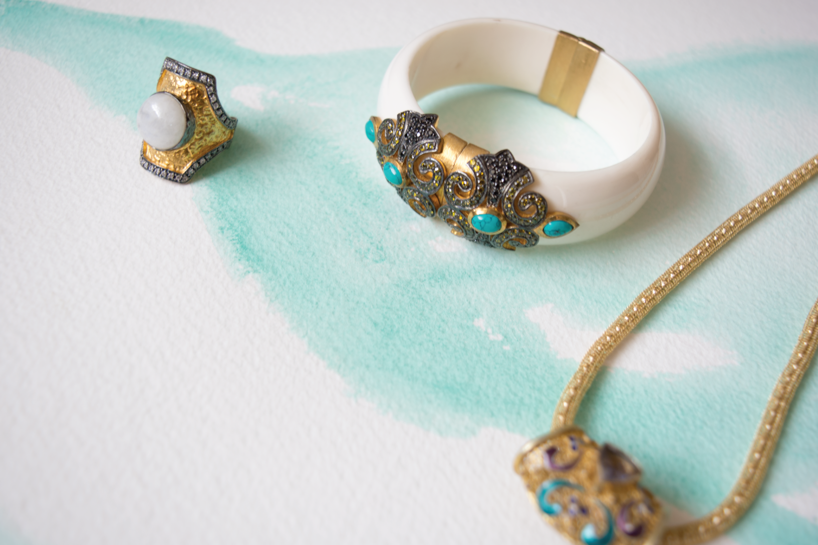 Wearable art from Jewels of Jaipur. 