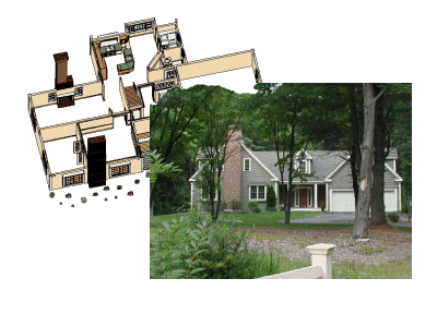 Double gable, custom expanded Cape