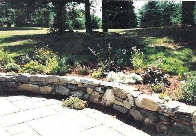 Custom Patio and Stone Wall Contest winner!